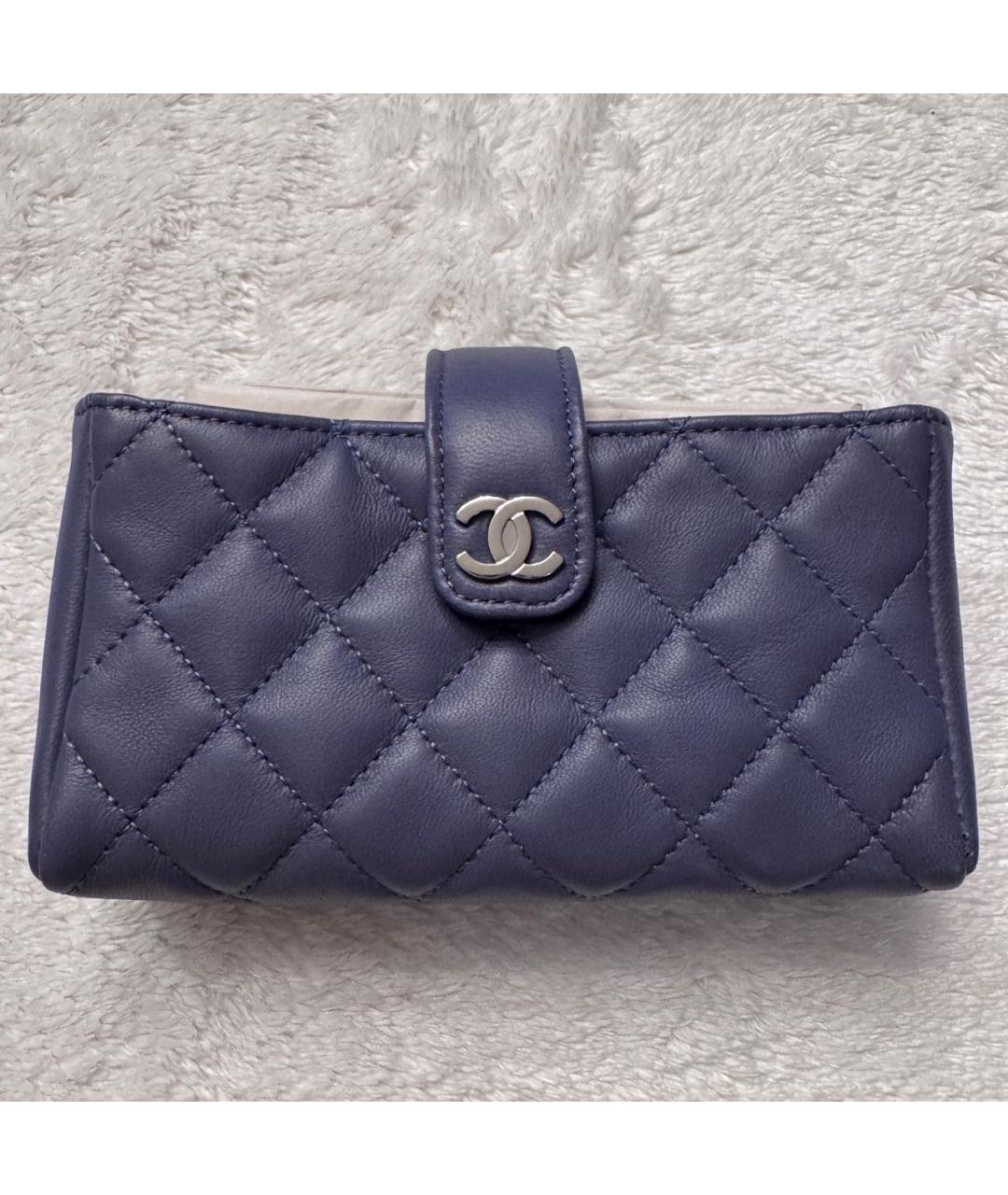 CHANEL Фиолетовый кошелек, фото 7