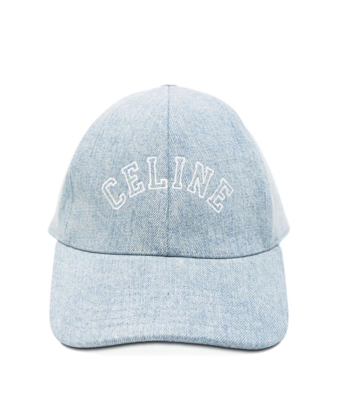 CELINE Голубая кепка, фото 3