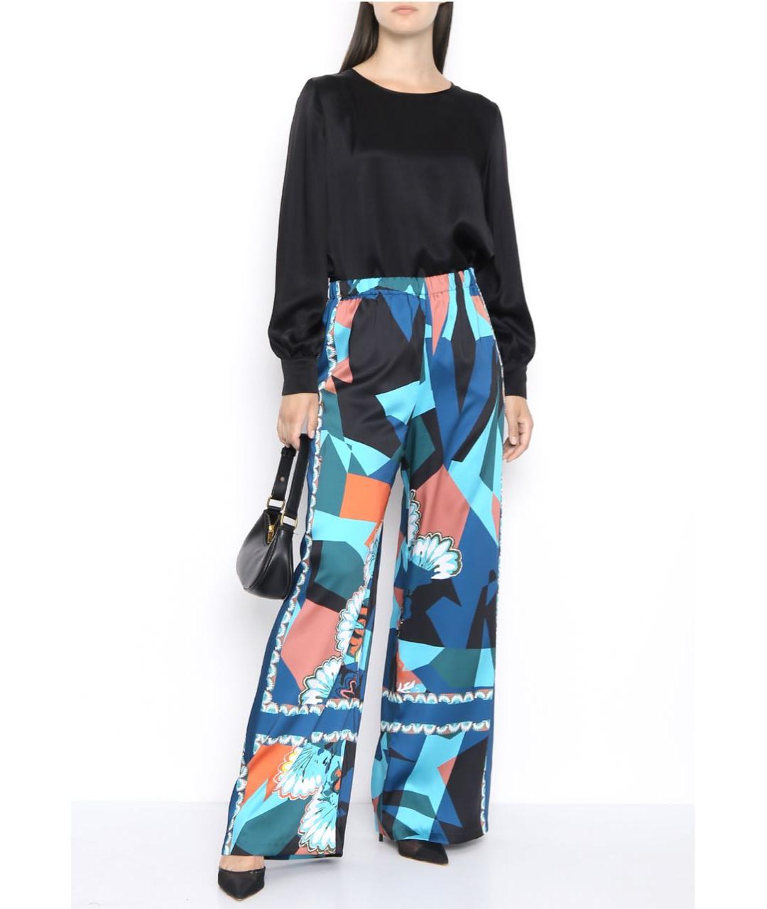 MAX MARA Черная ацетатная блузы, фото 7
