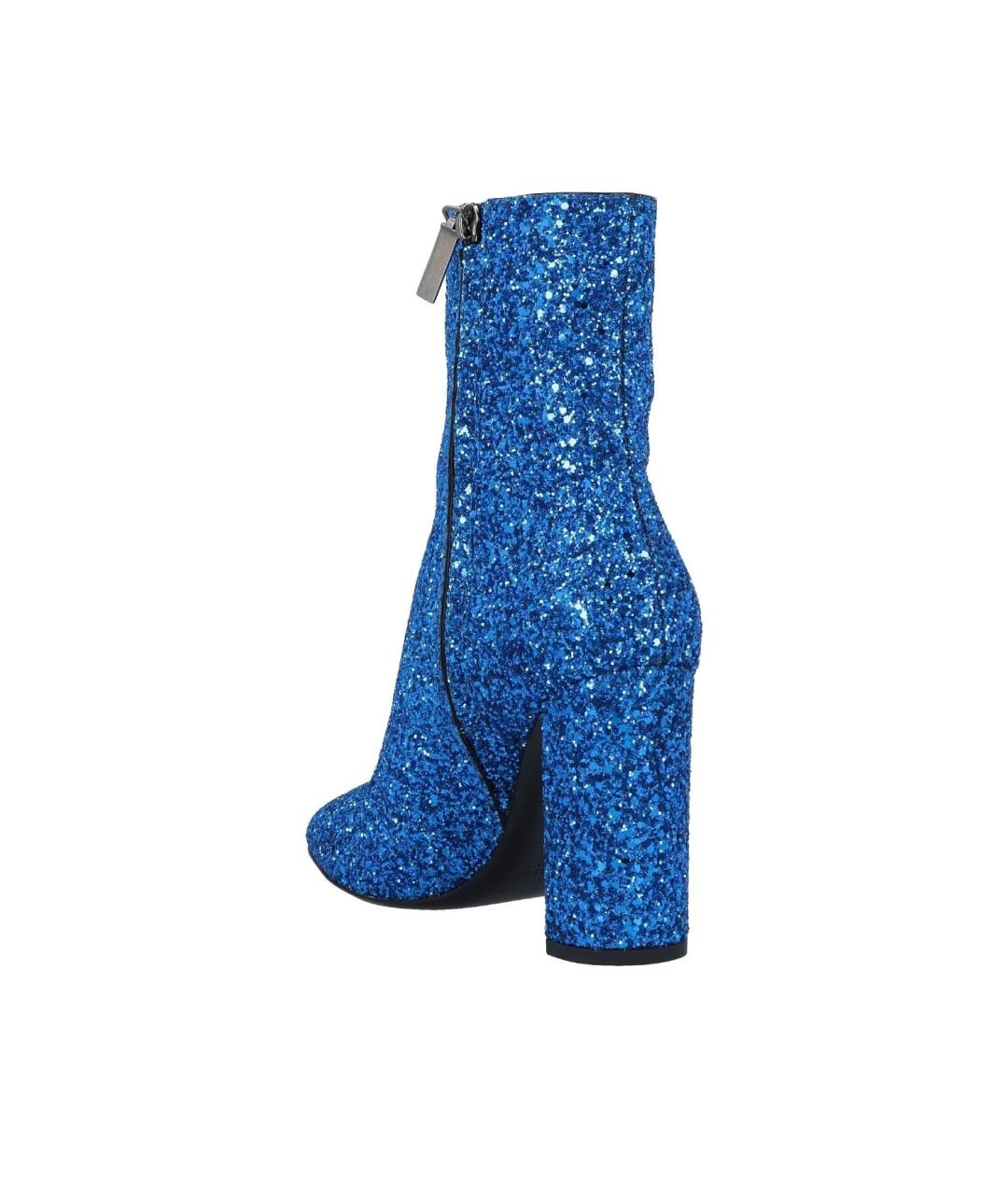 SAINT LAURENT Синие ботильоны, фото 4