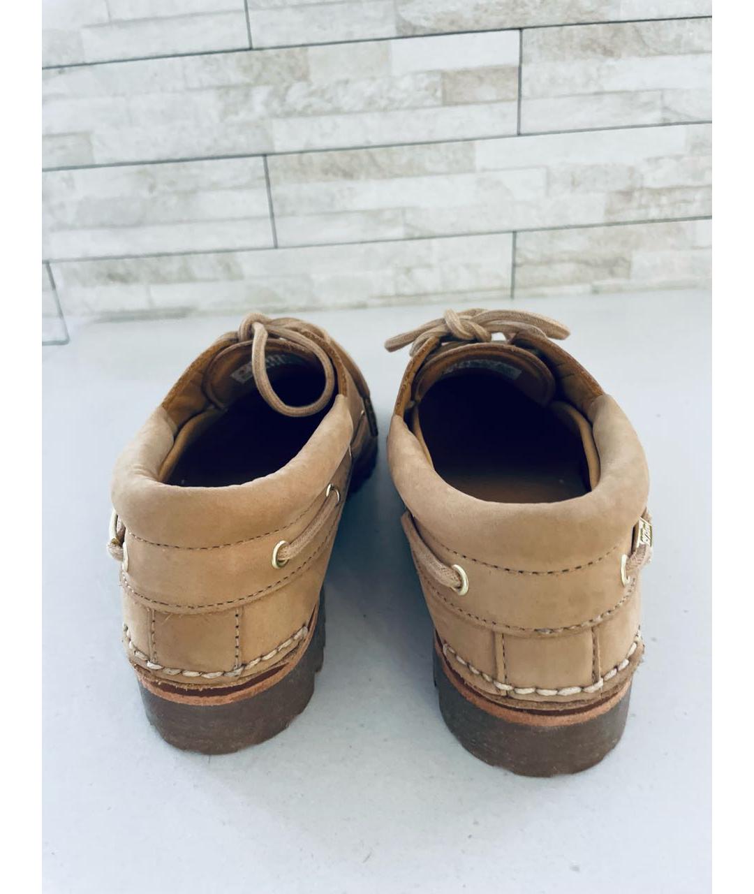 TIMBERLAND Бежевые кожаные мокасины, фото 4