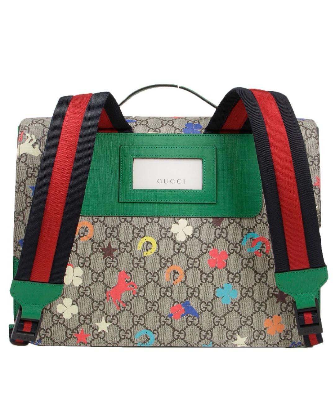 GUCCI KIDS Коричневый рюкзак, фото 2