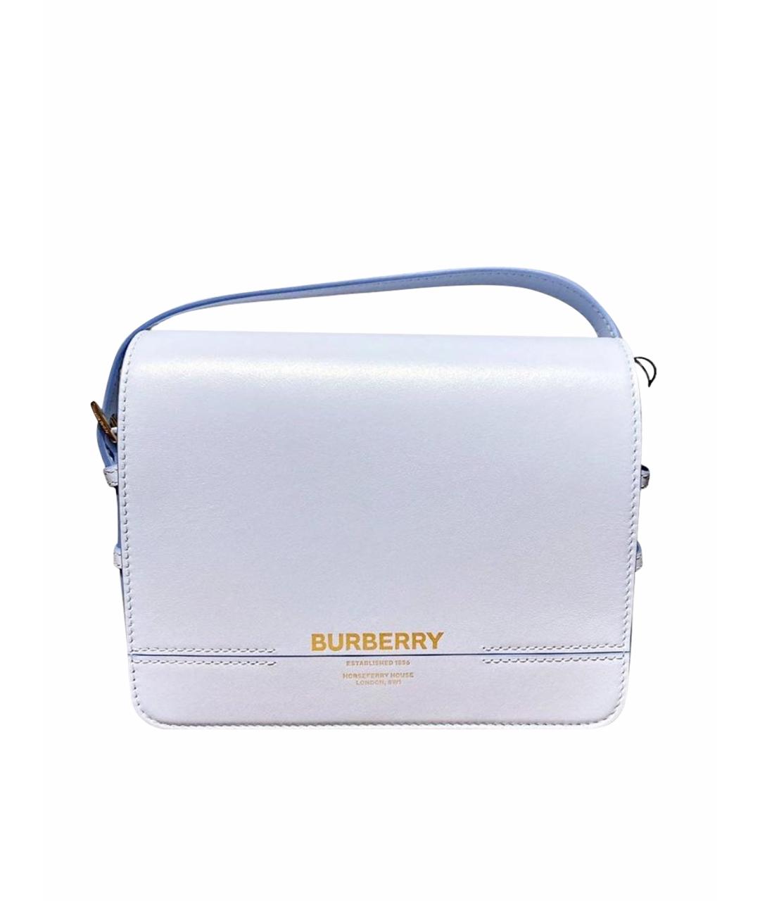 BURBERRY Кожаная сумка через плечо, фото 4