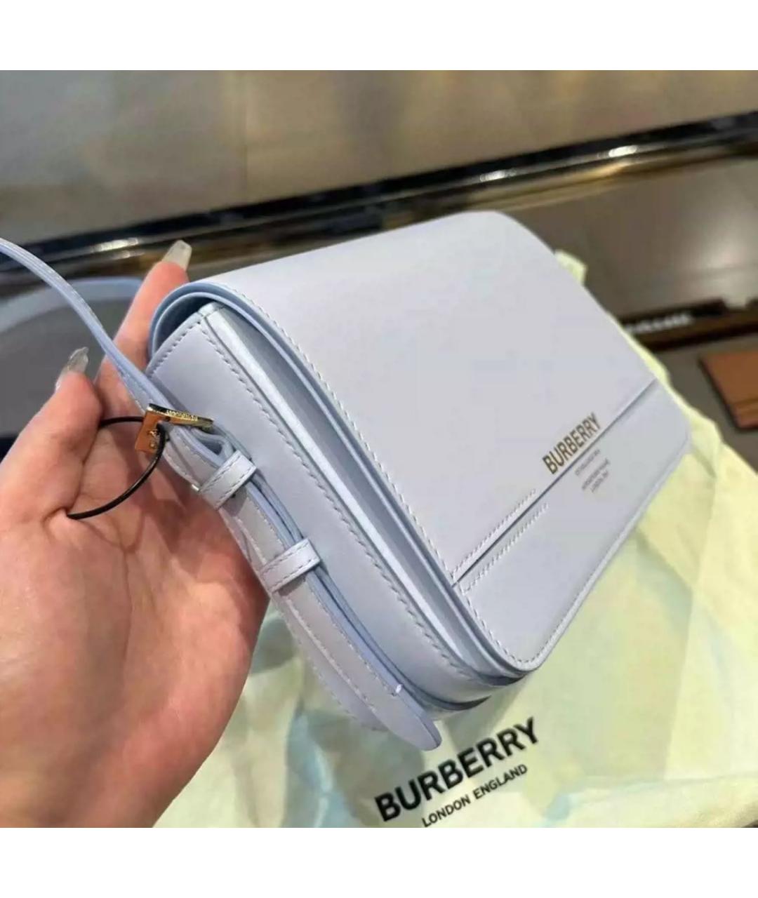 BURBERRY Кожаная сумка через плечо, фото 3