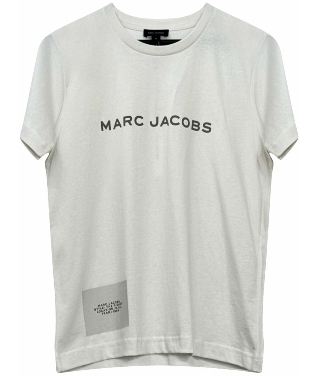 MARC JACOBS Белая хлопковая футболка, фото 1