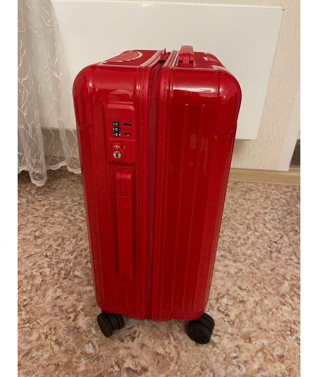 Rimowa Красный хлопковый чемодан, фото 7