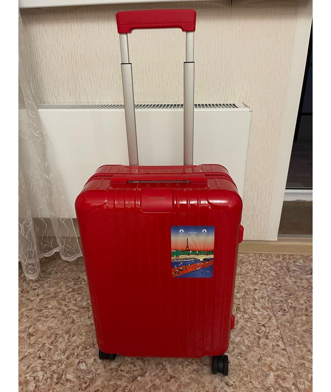 Rimowa Красный хлопковый чемодан, фото 8