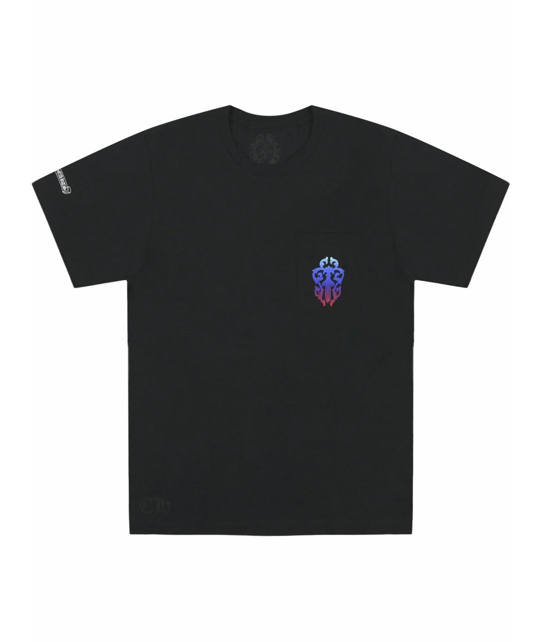 CHROME HEARTS Черная хлопковая футболка, фото 1