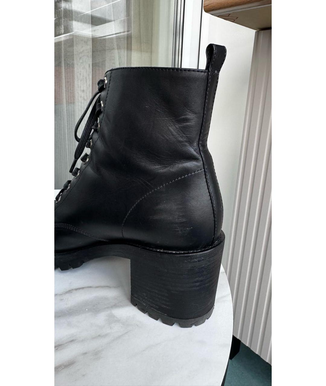 GIANVITO ROSSI Черные кожаные ботинки, фото 3