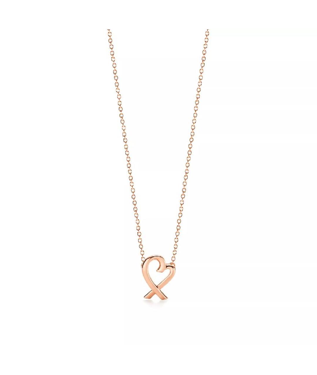 TIFFANY&CO Золотая подвеска из розового золота, фото 8