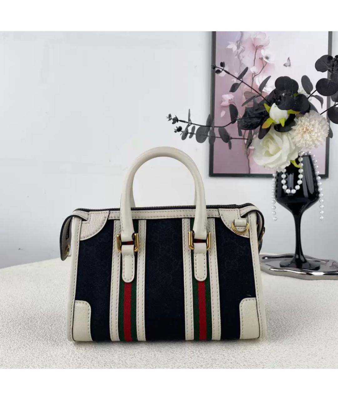 GUCCI Мульти кожаная сумка с короткими ручками, фото 2