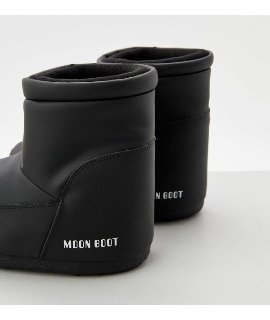 MOON BOOT Черные ботинки, фото 4