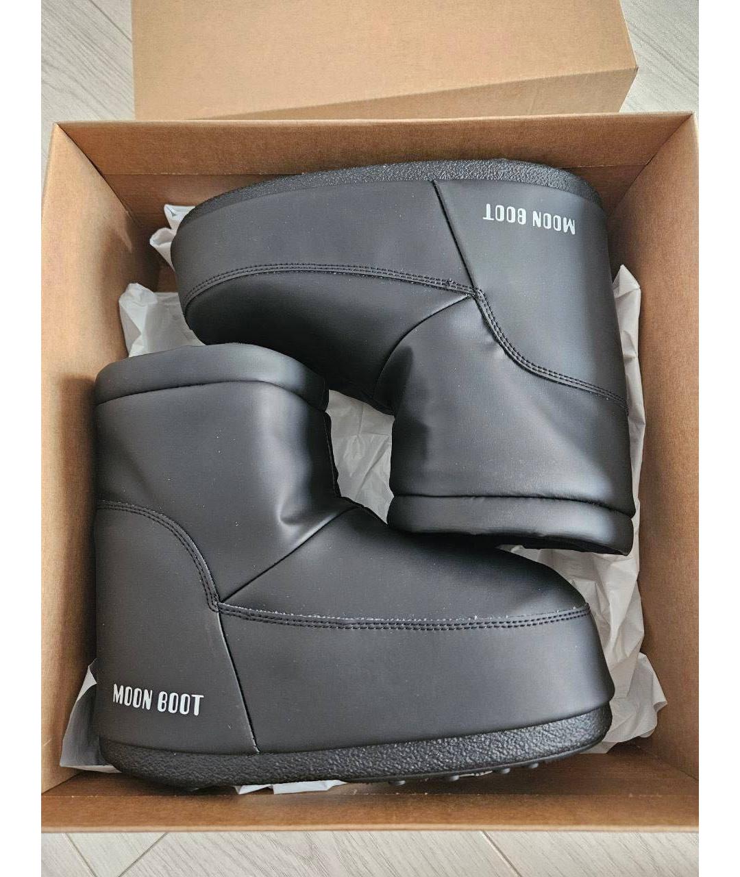 MOON BOOT Черные ботинки, фото 5