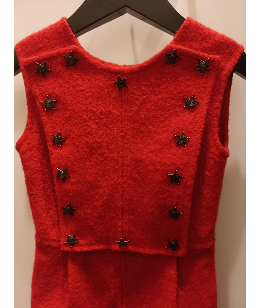 CHANEL Красное вечернее платье, фото 4
