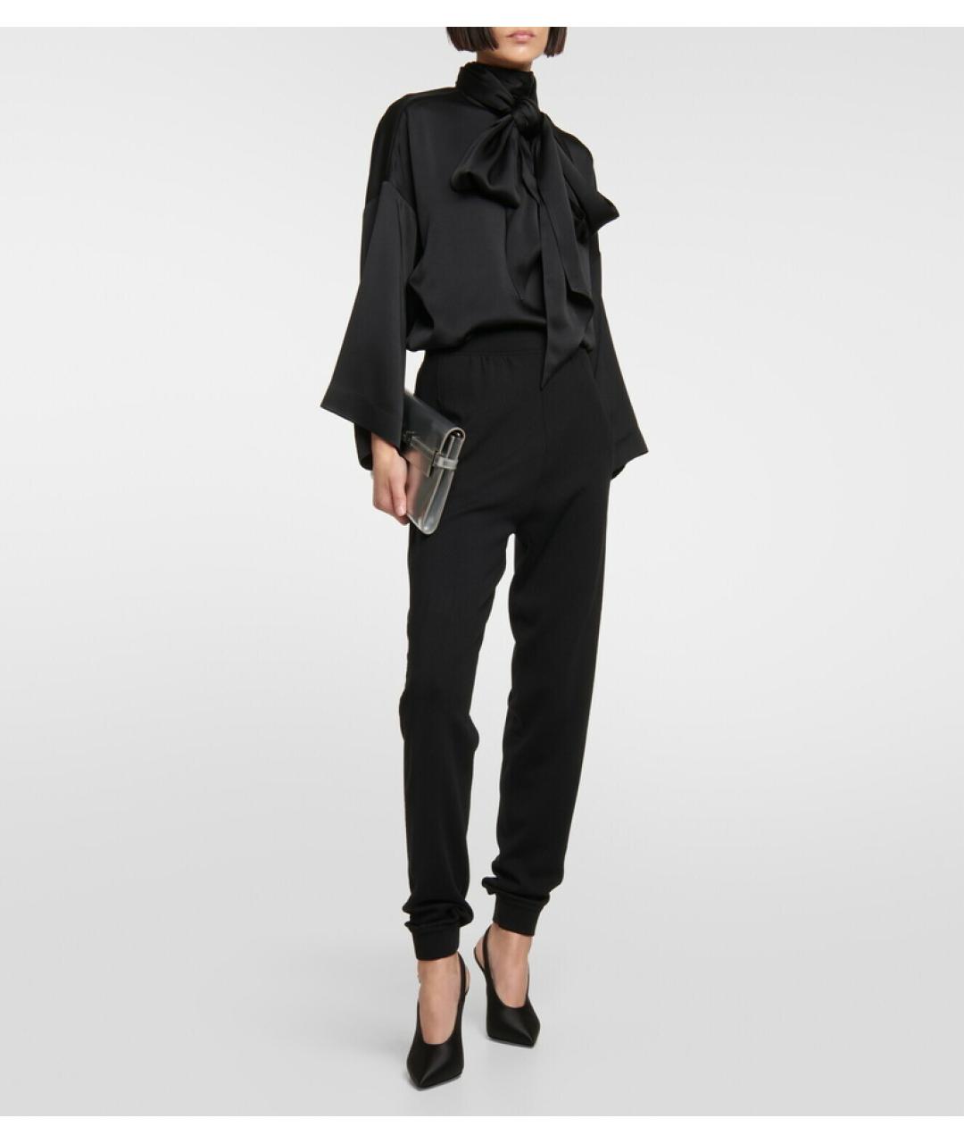 SAINT LAURENT Черные мюли, фото 7