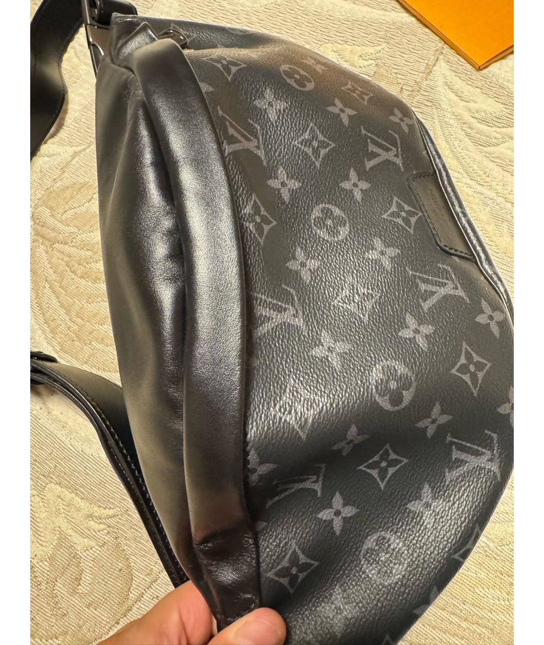 LOUIS VUITTON Черная поясная сумка, фото 2