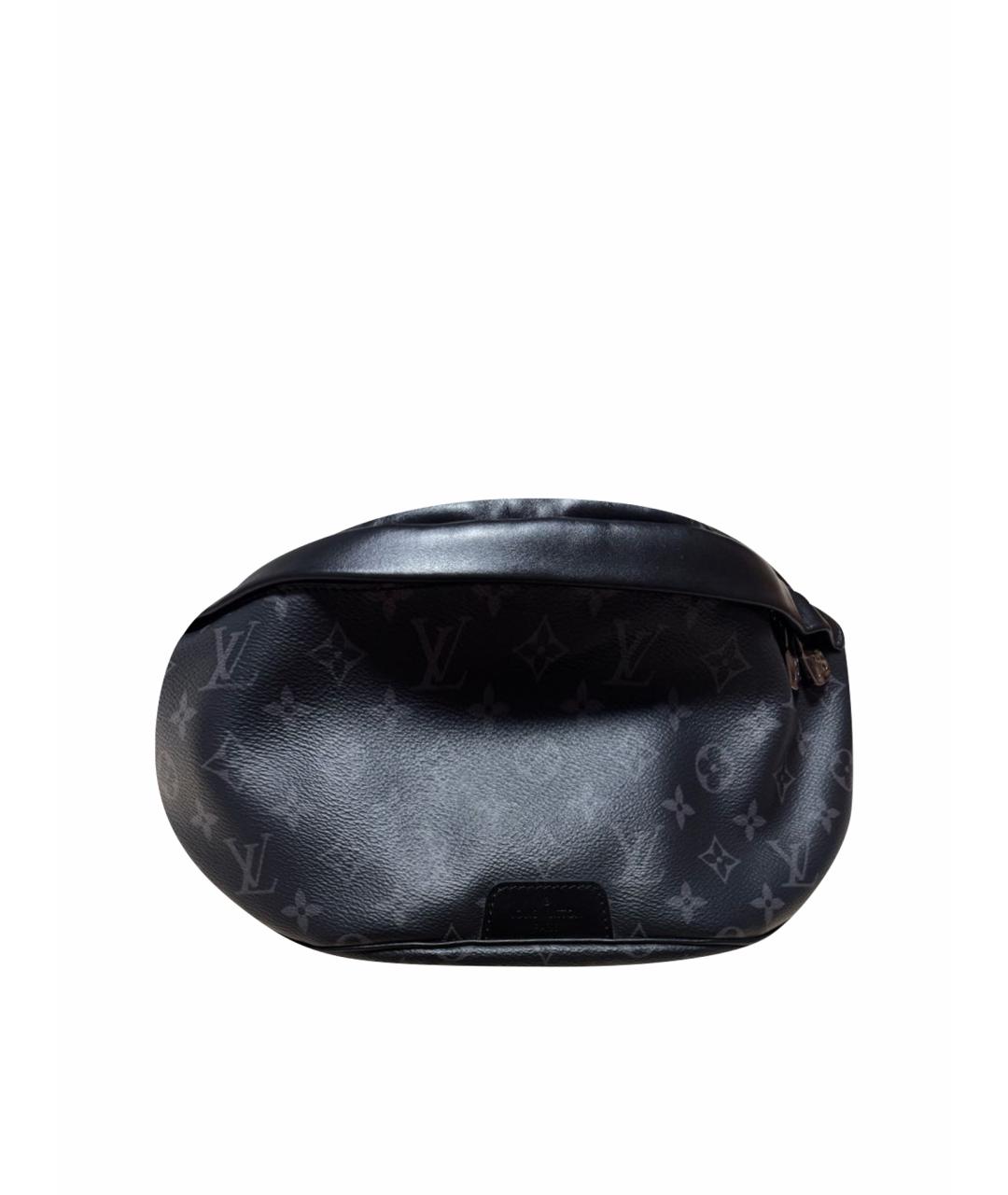LOUIS VUITTON Черная поясная сумка, фото 1