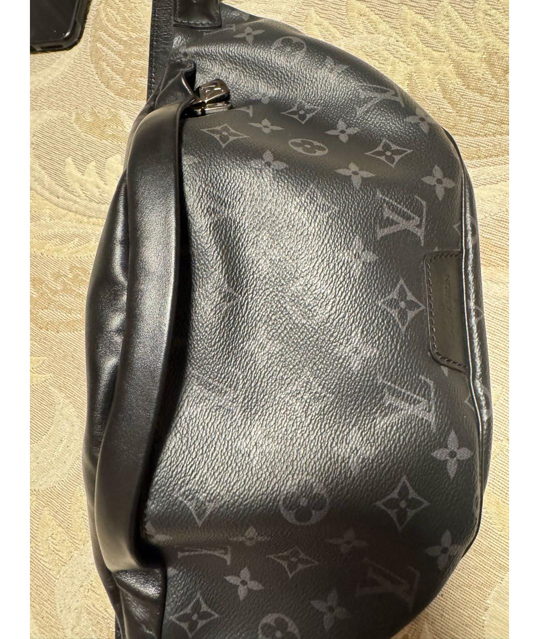 LOUIS VUITTON Черная поясная сумка, фото 8