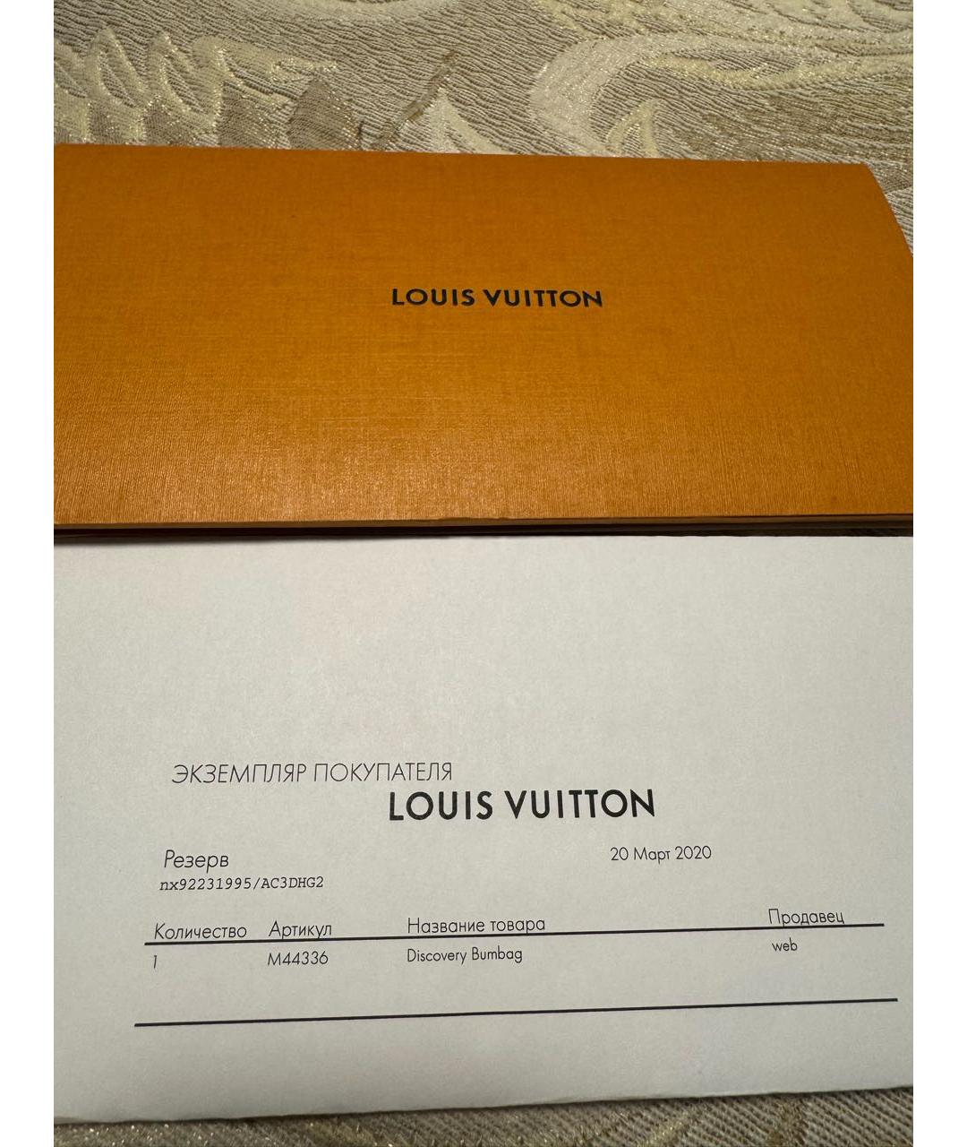 LOUIS VUITTON Черная поясная сумка, фото 5