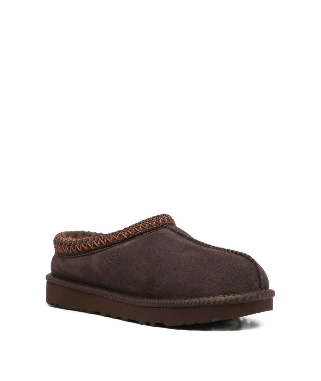 UGG AUSTRALIA Коричневые замшевые сабо, фото 3