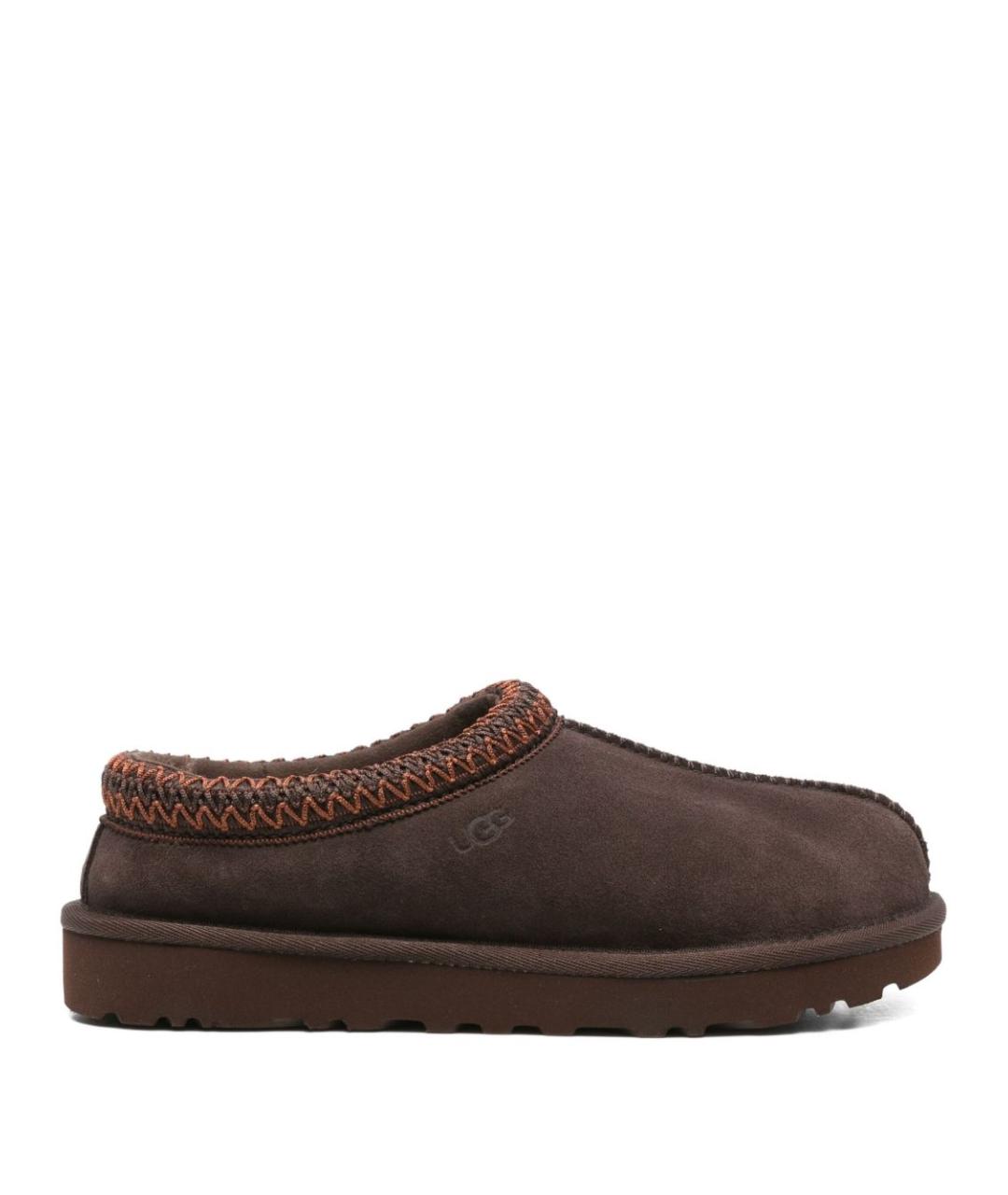 UGG AUSTRALIA Коричневые замшевые сабо, фото 1
