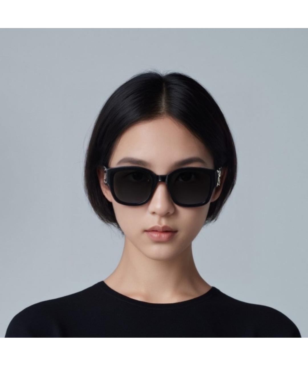 SAINT LAURENT Черные солнцезащитные очки, фото 5