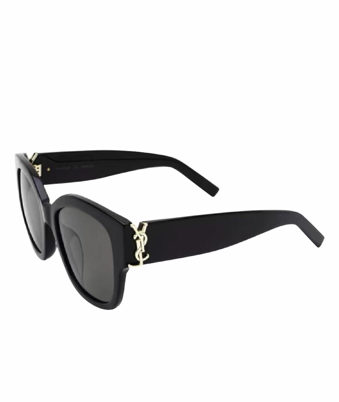 SAINT LAURENT Черные солнцезащитные очки, фото 1