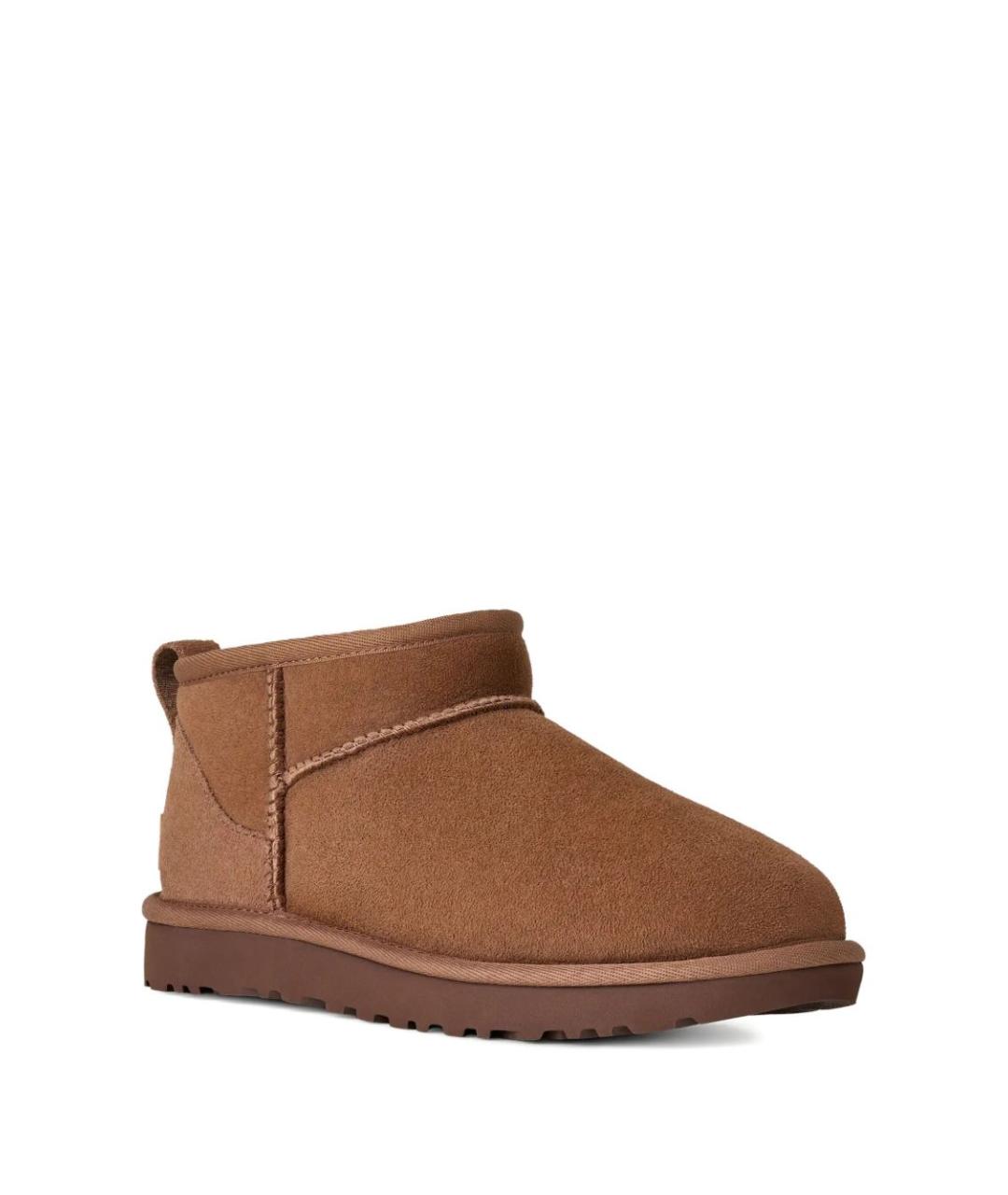UGG AUSTRALIA Коричневые замшевые ботинки, фото 3