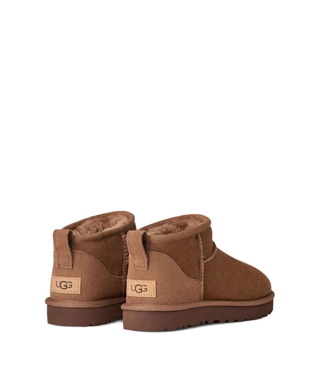 UGG AUSTRALIA Коричневые замшевые ботинки, фото 2