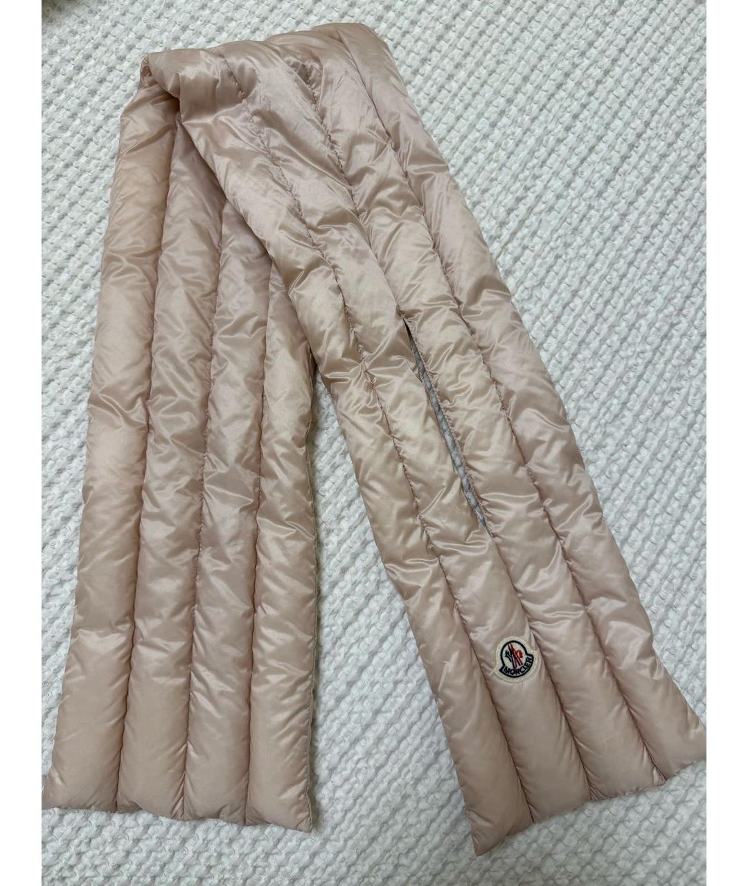 MONCLER Розовая полиамидовая куртка, фото 5