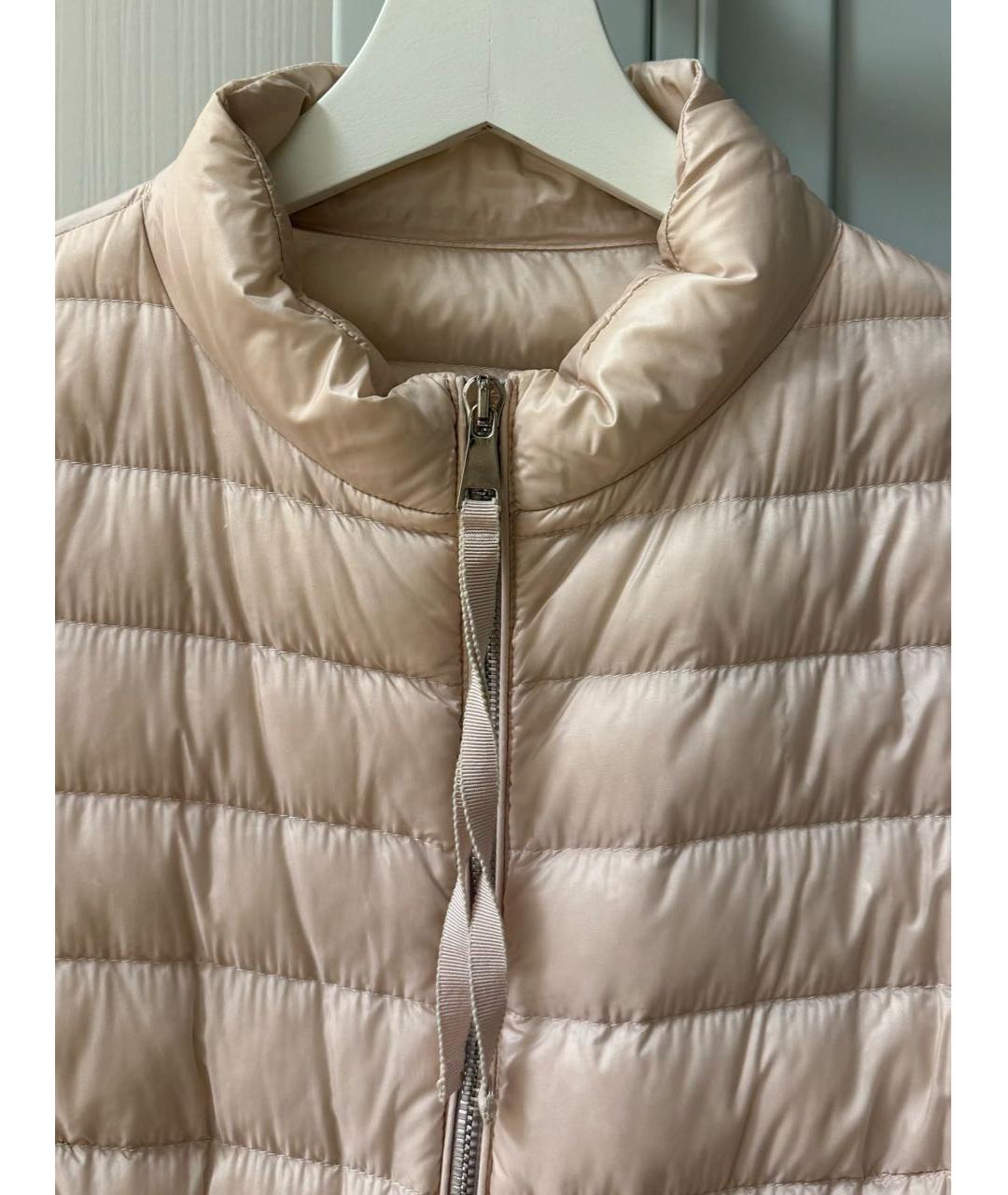 MONCLER Розовая полиамидовая куртка, фото 4