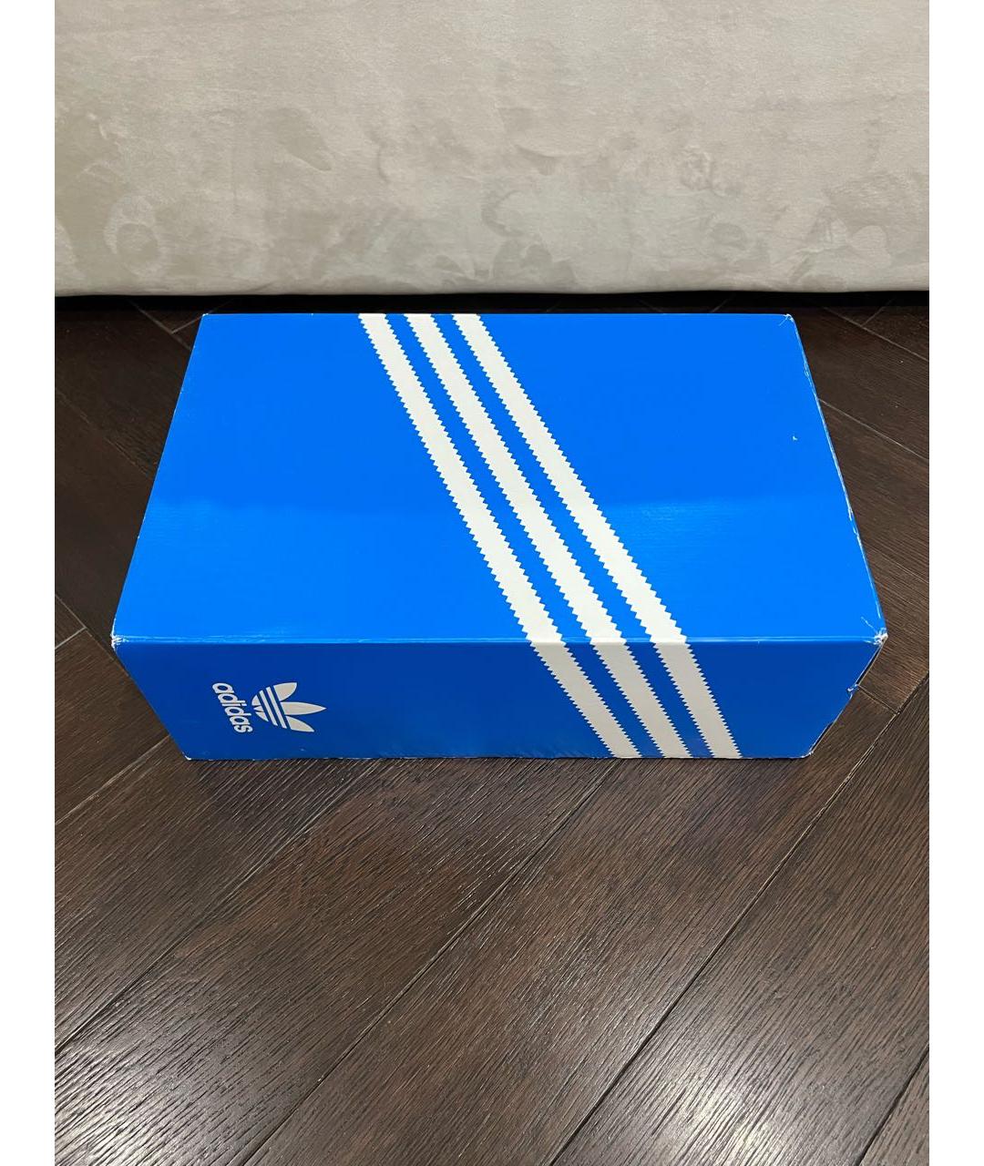 ADIDAS Черные замшевые низкие кроссовки / кеды, фото 6