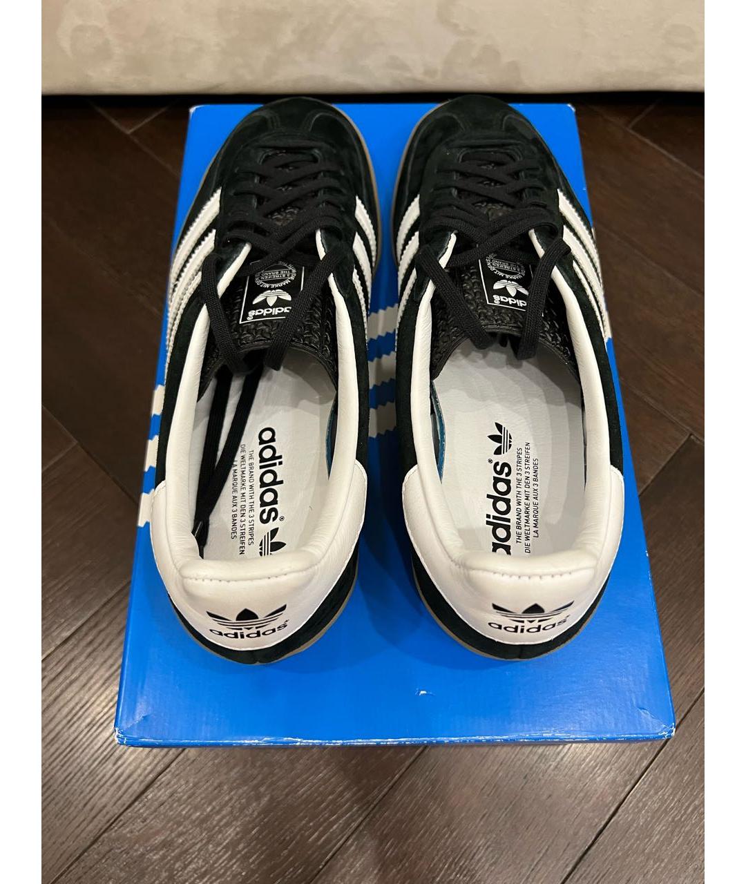 ADIDAS Черные замшевые низкие кроссовки / кеды, фото 2