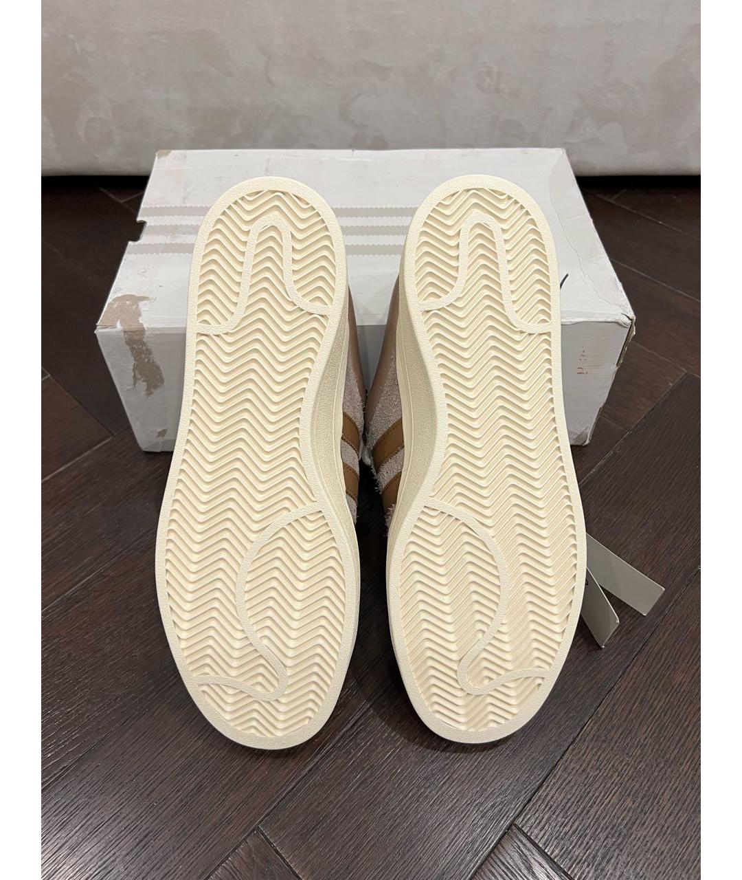 ADIDAS Коричневые замшевые низкие кроссовки / кеды, фото 5