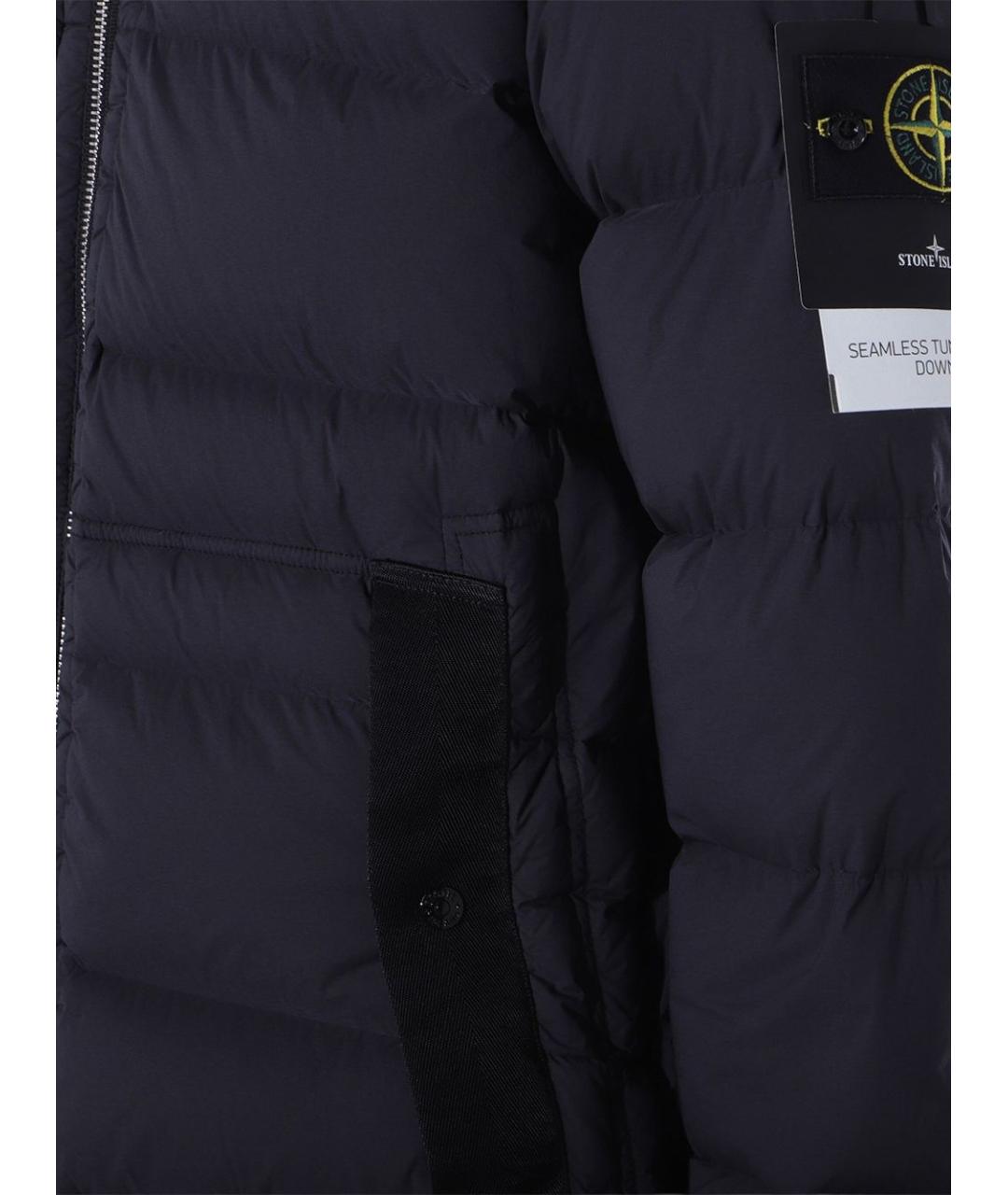 STONE ISLAND Темно-синяя куртка, фото 3