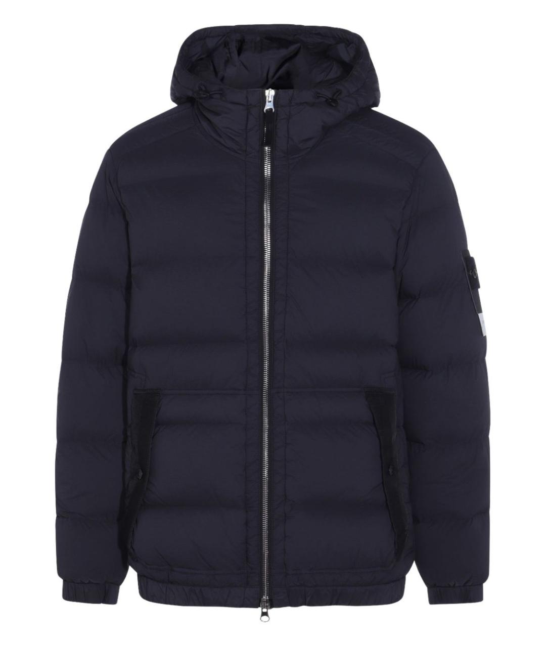 STONE ISLAND Темно-синяя куртка, фото 1