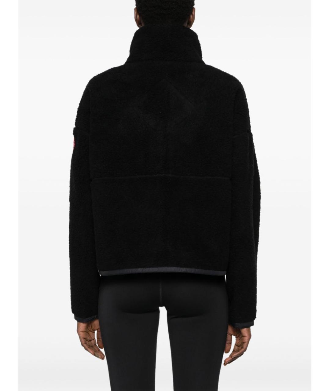 CANADA GOOSE Черная шерстяная куртка, фото 2