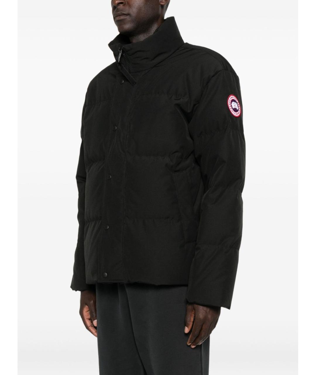 CANADA GOOSE Черная полиэстеровая куртка, фото 2
