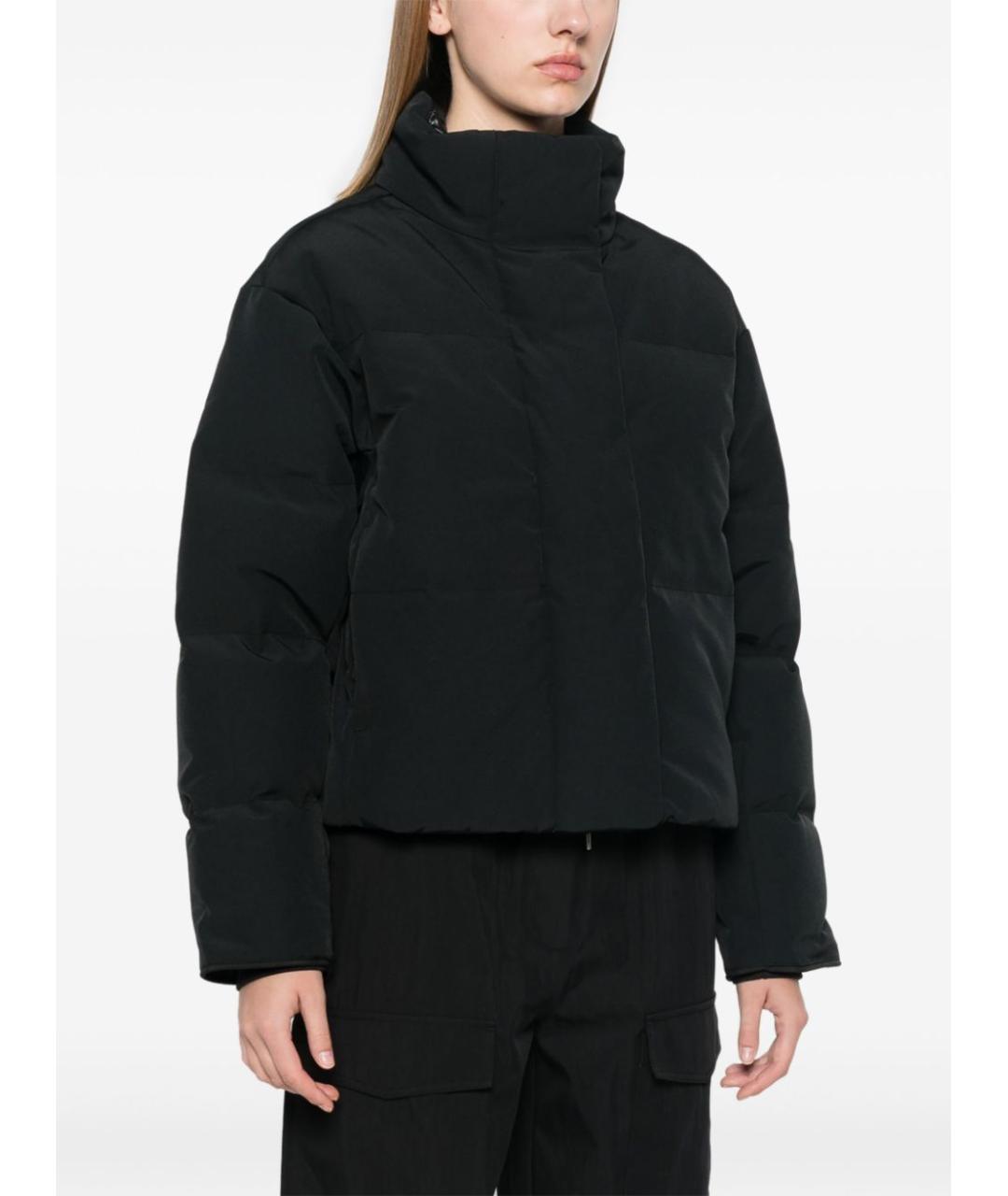 CANADA GOOSE Черная полиэстеровая куртка, фото 2