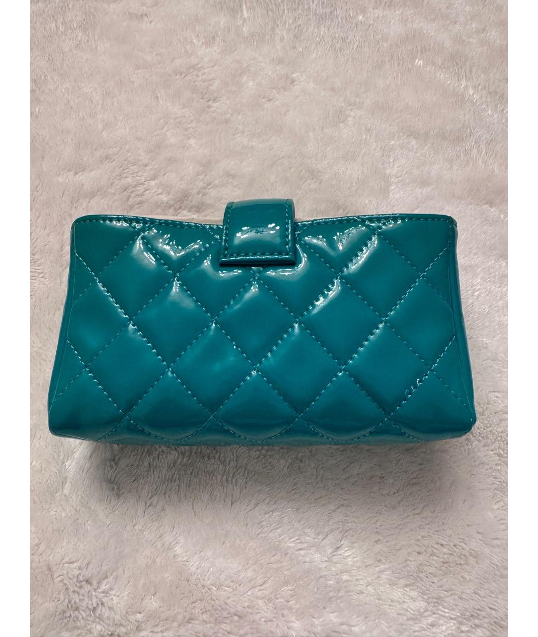 CHANEL Зеленый кошелек, фото 2