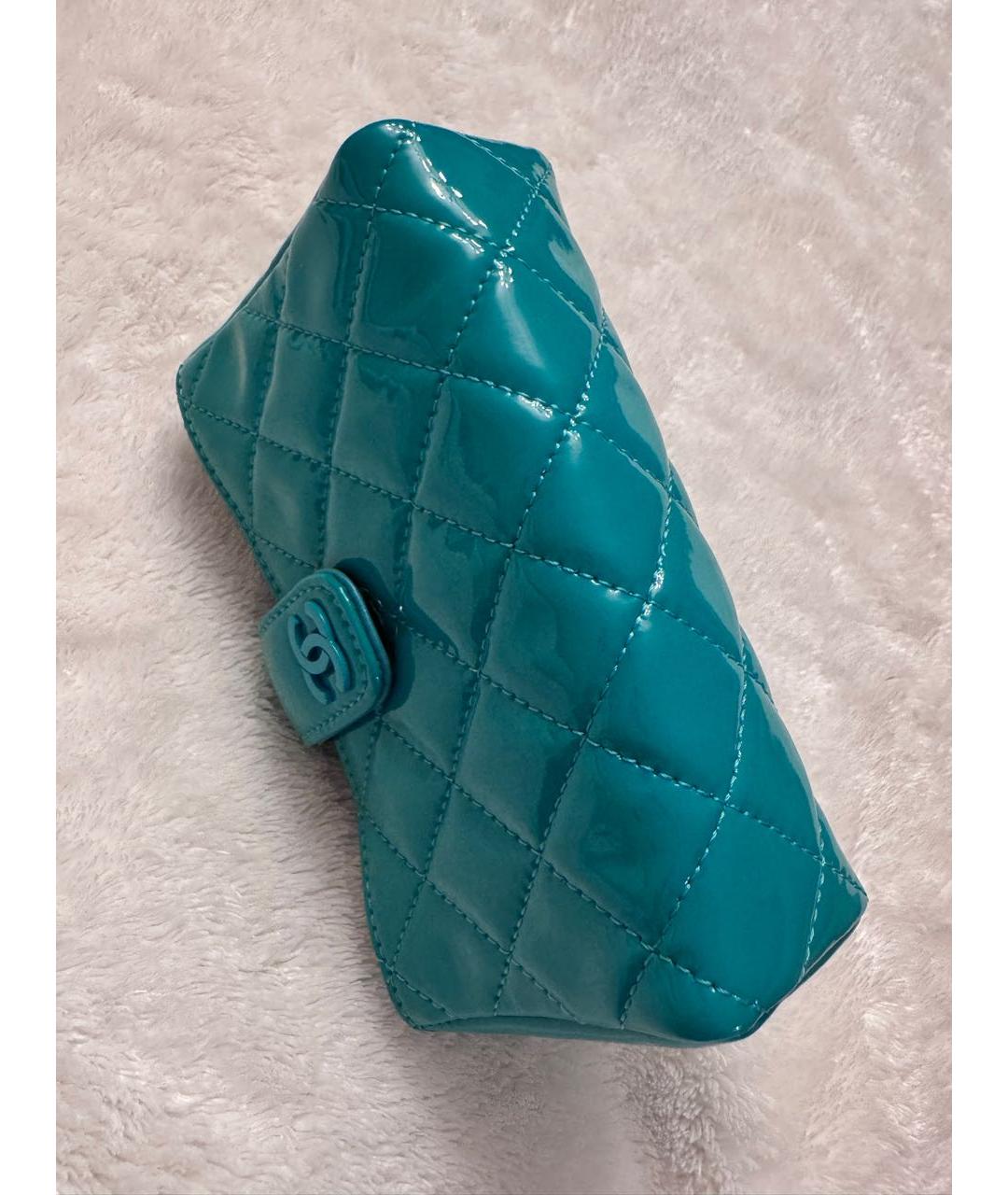 CHANEL Зеленый кошелек, фото 3