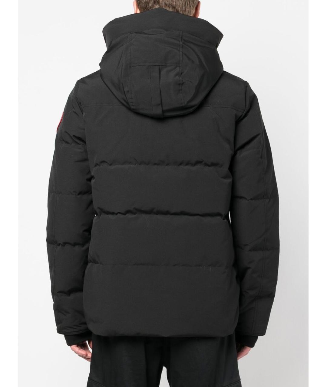 CANADA GOOSE Черная полиэстеровая куртка, фото 4