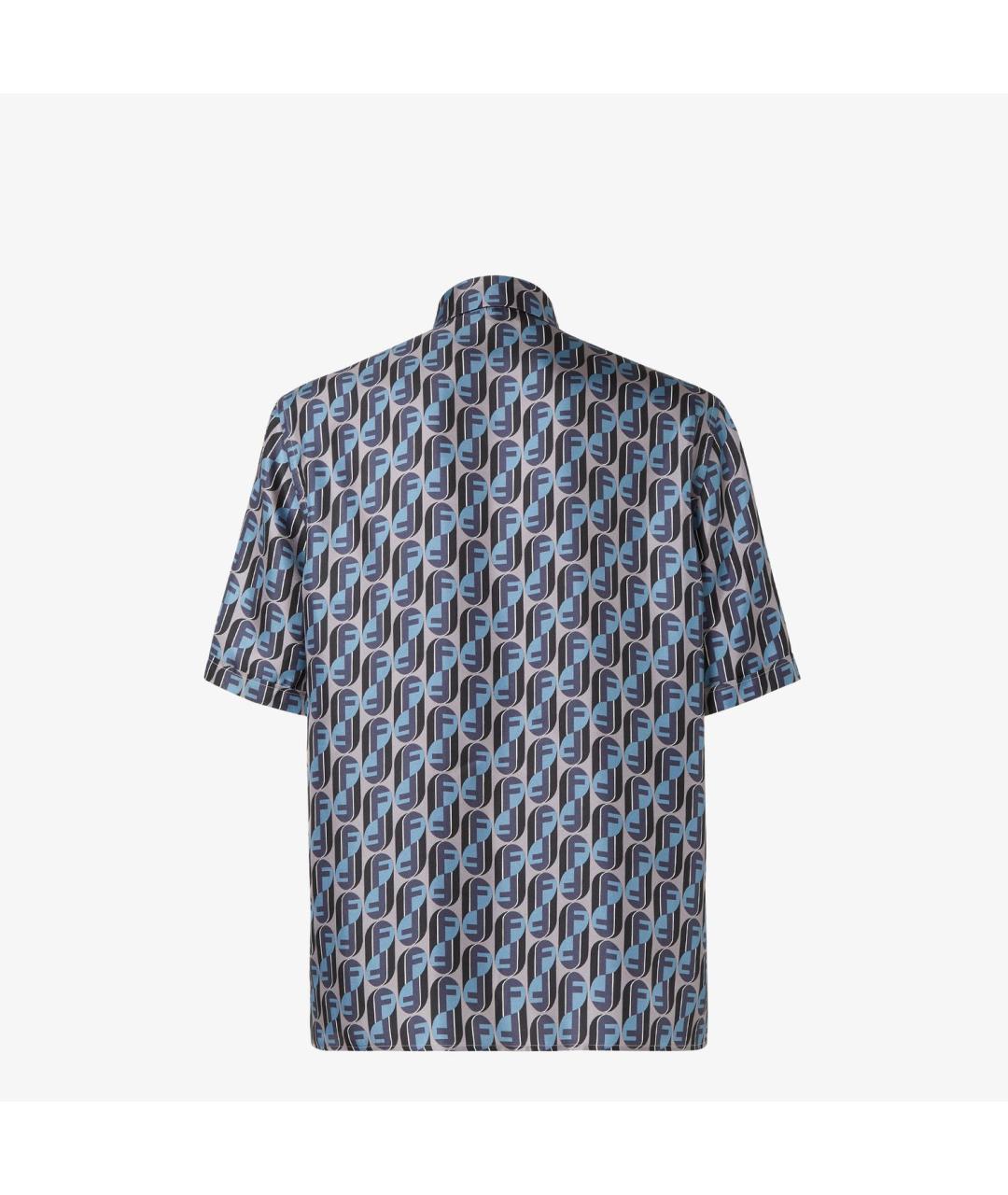 FENDI Мульти шелковая кэжуал рубашка, фото 2