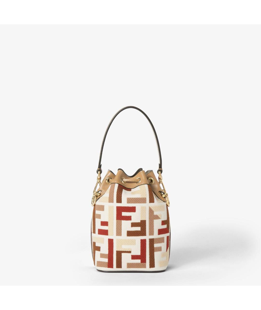 FENDI Мульти жаккардовая сумка тоут, фото 4