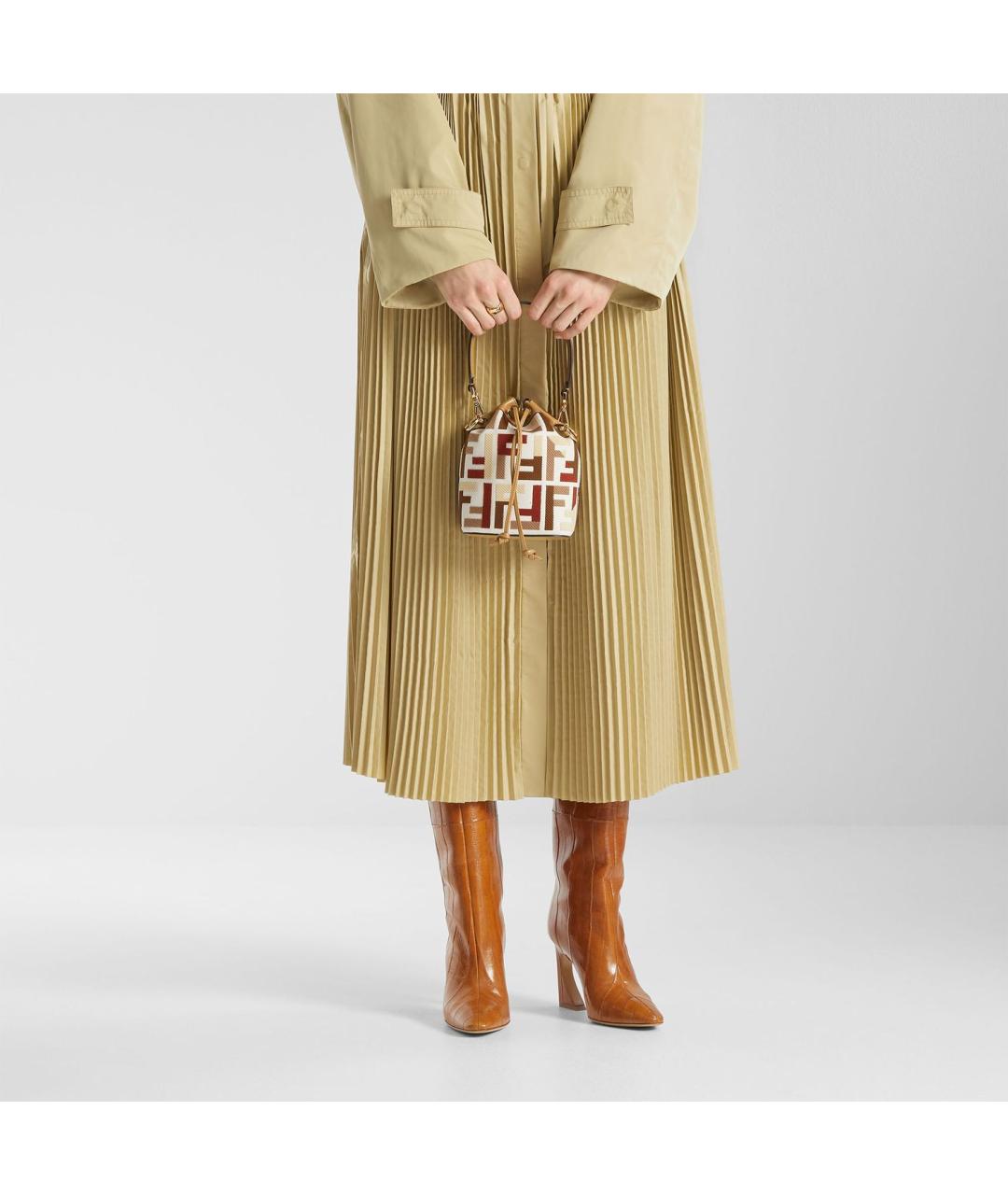 FENDI Мульти жаккардовая сумка тоут, фото 2