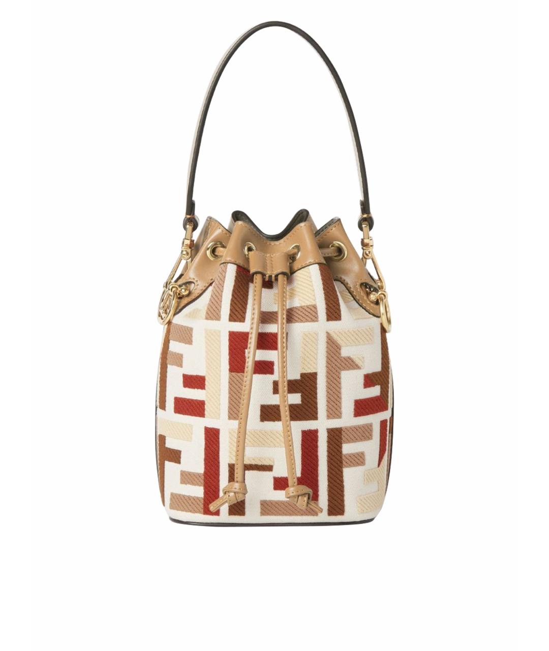 FENDI Мульти жаккардовая сумка тоут, фото 1