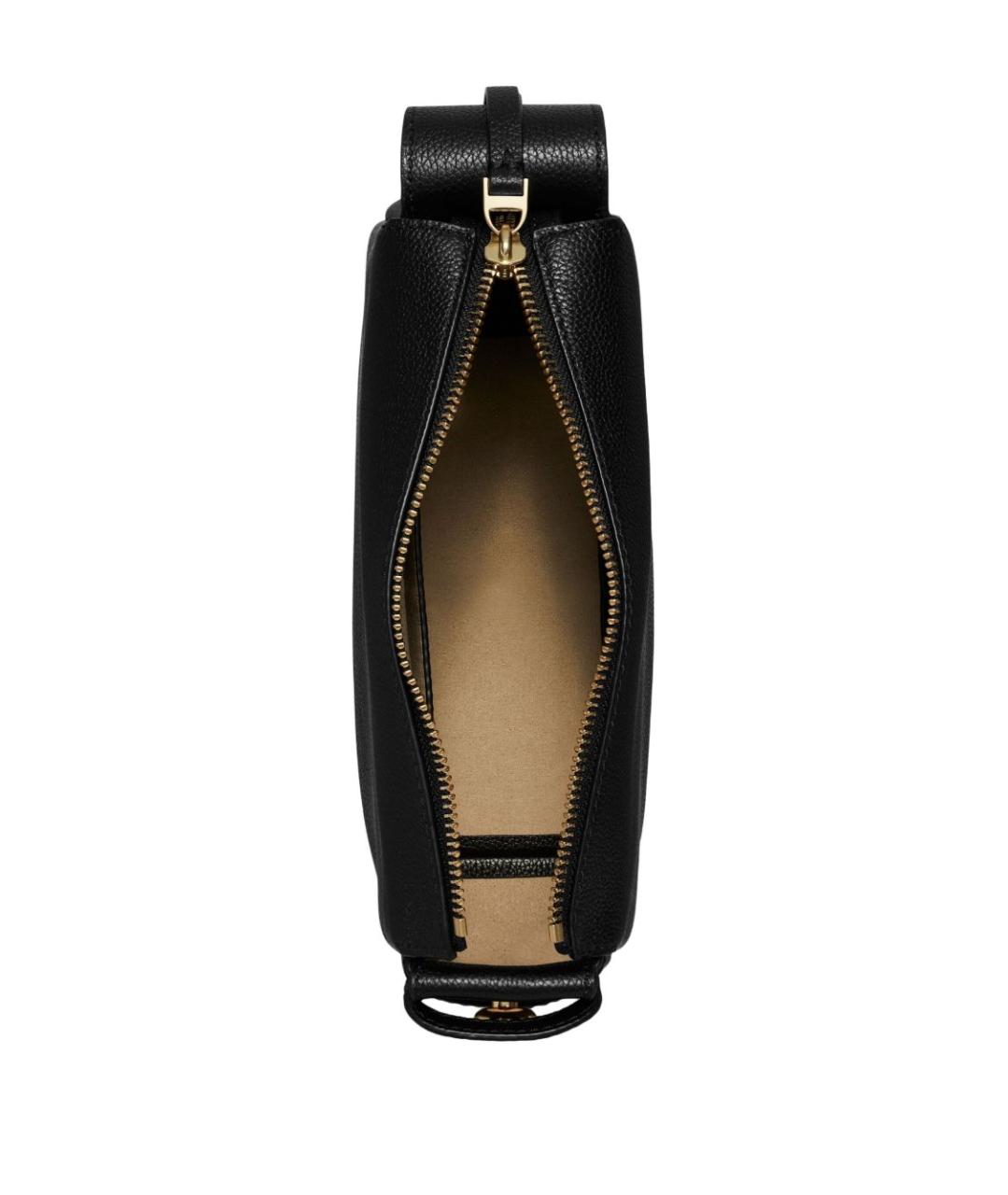 TORY BURCH Черная кожаная сумка через плечо, фото 4