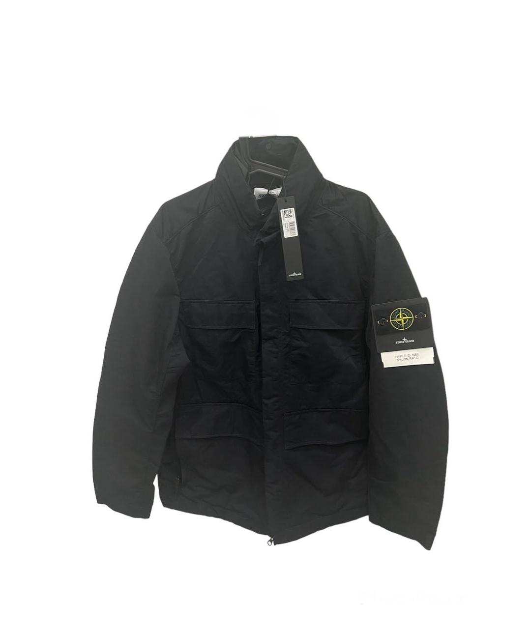 STONE ISLAND Черная полиамидовая куртка, фото 4