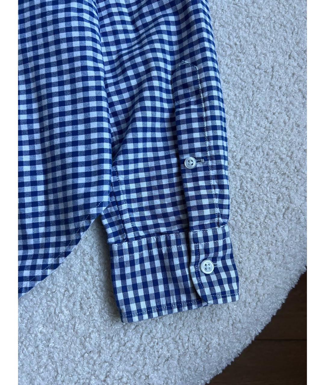 POLO RALPH LAUREN Голубая хлопковая рубашка, фото 6