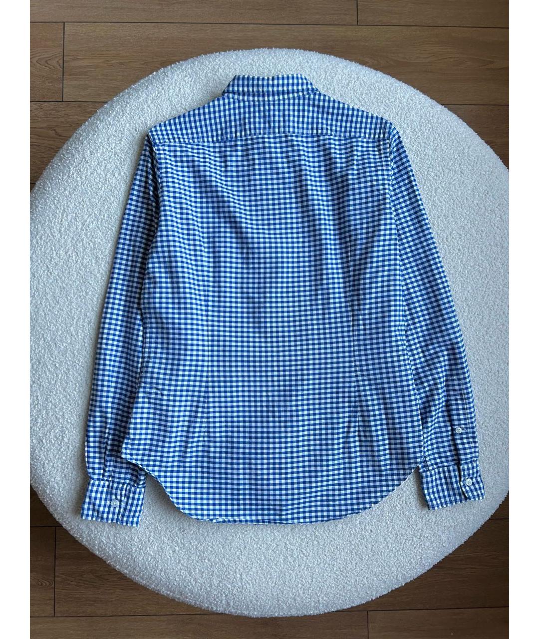 POLO RALPH LAUREN Голубая хлопковая рубашка, фото 2